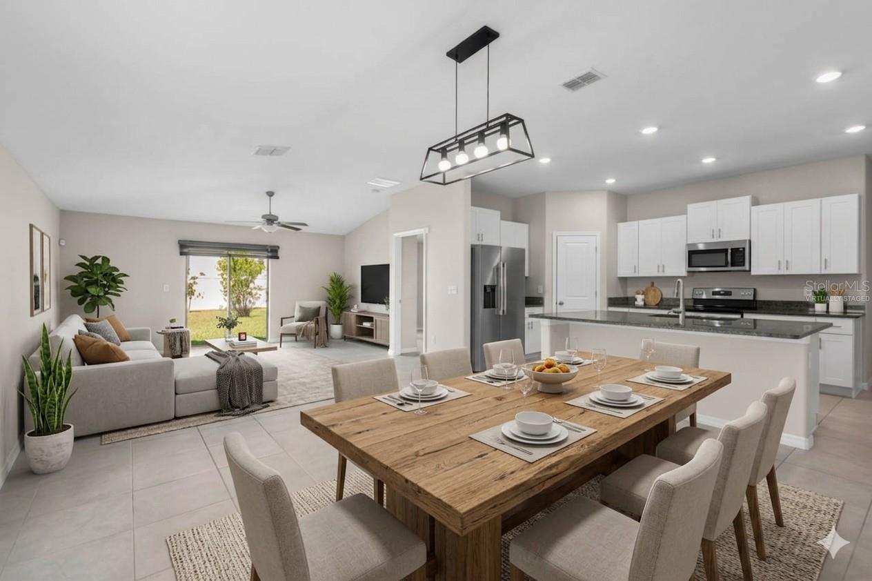 Main Living Area Virtually Staged