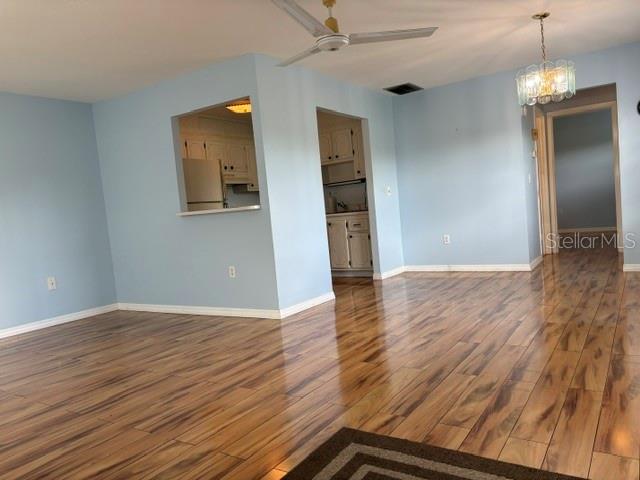 Living room with dining area