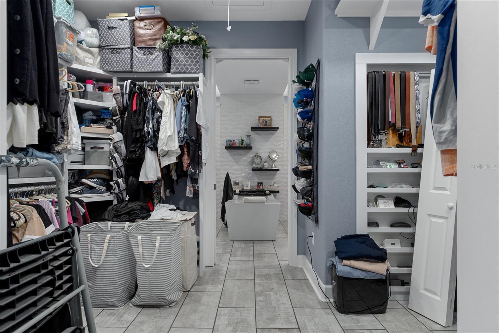 His and Hers closet