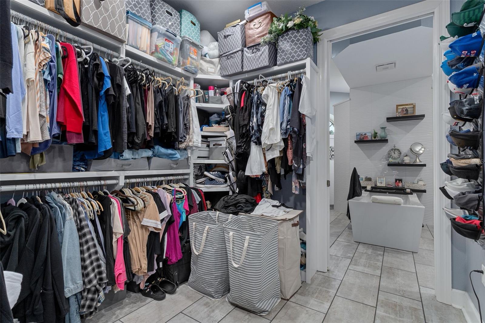 His and Hers closet