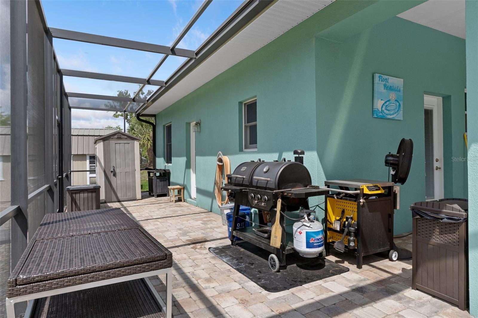 Grilling area for all those family gatherings