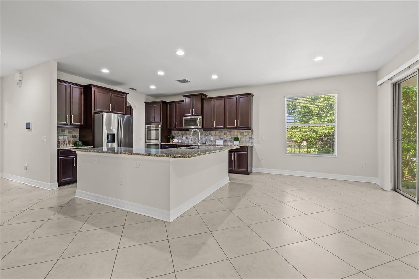 Breakfast Bar and Eating Space in Kitchen