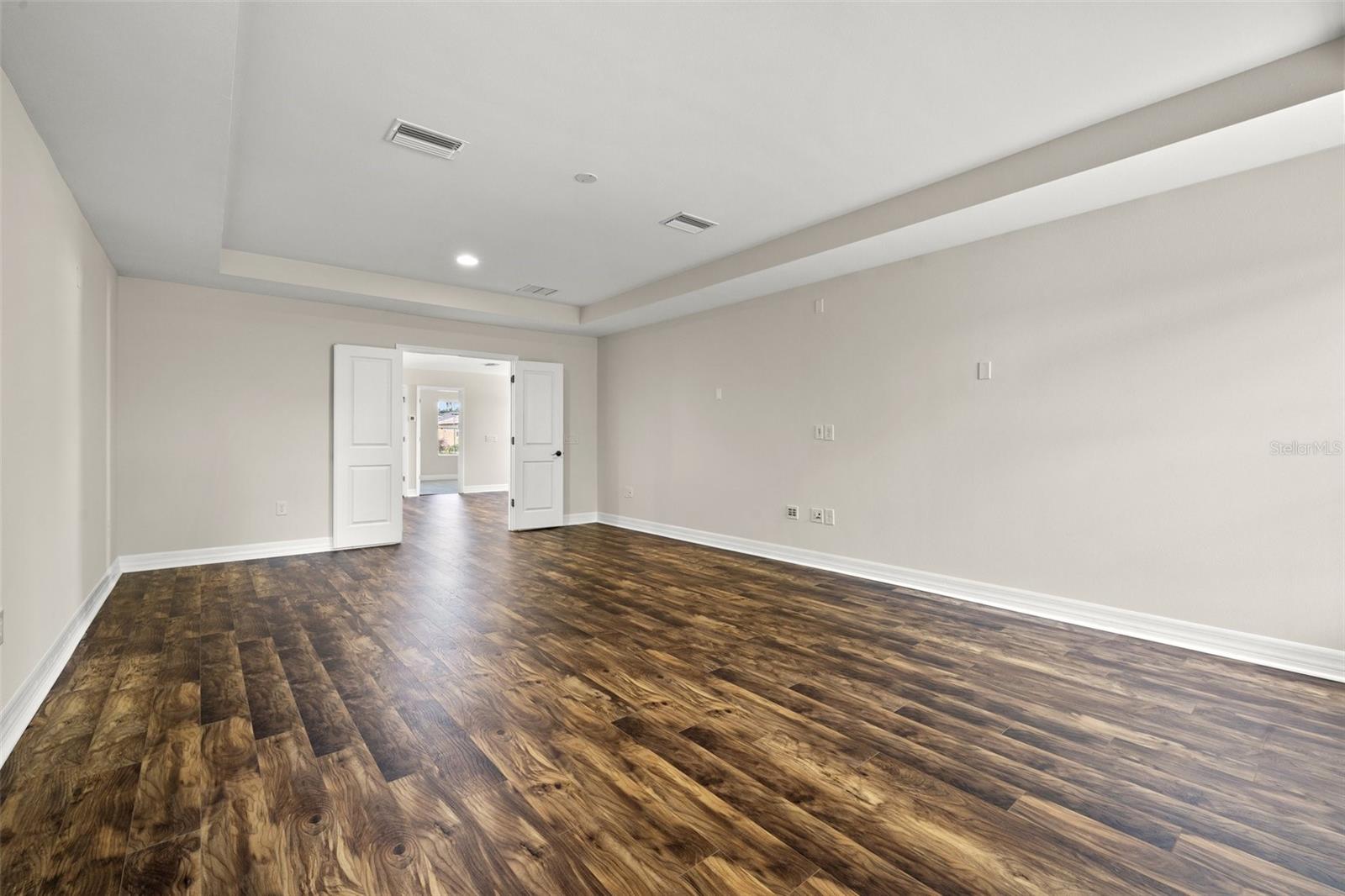 Media Room/Bonus Space with Double Door Entry