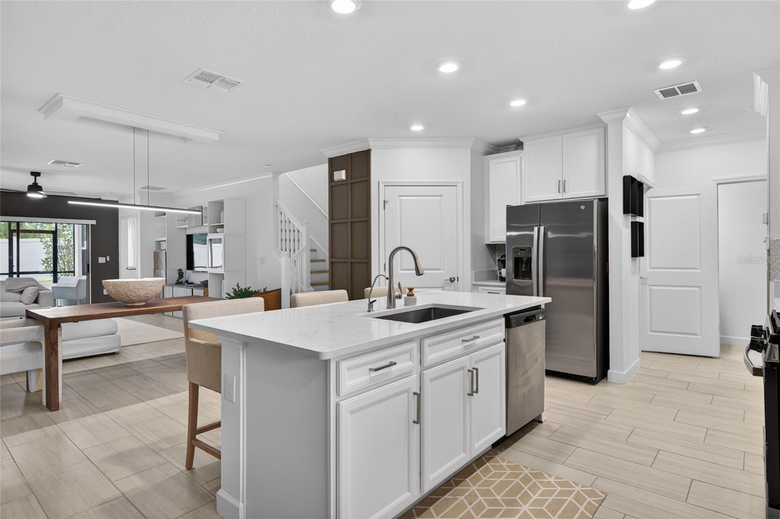 Modern open kitchen