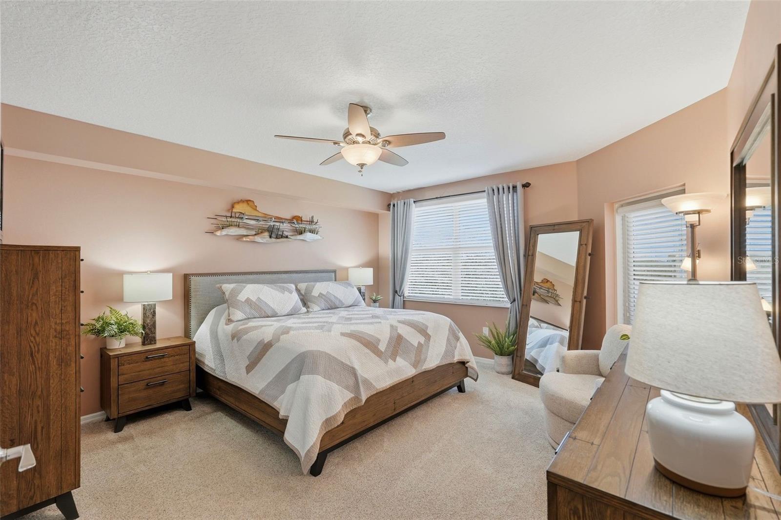 Spacious Primary Bedroom w/ Lanai Access