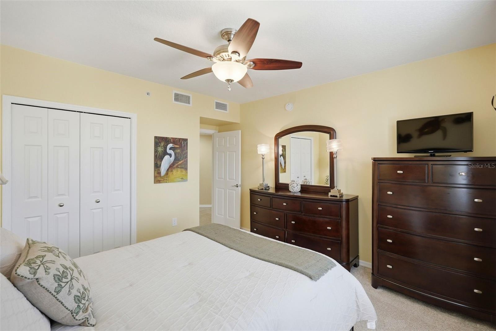 2nd Bedroom:  Room for large furniture
