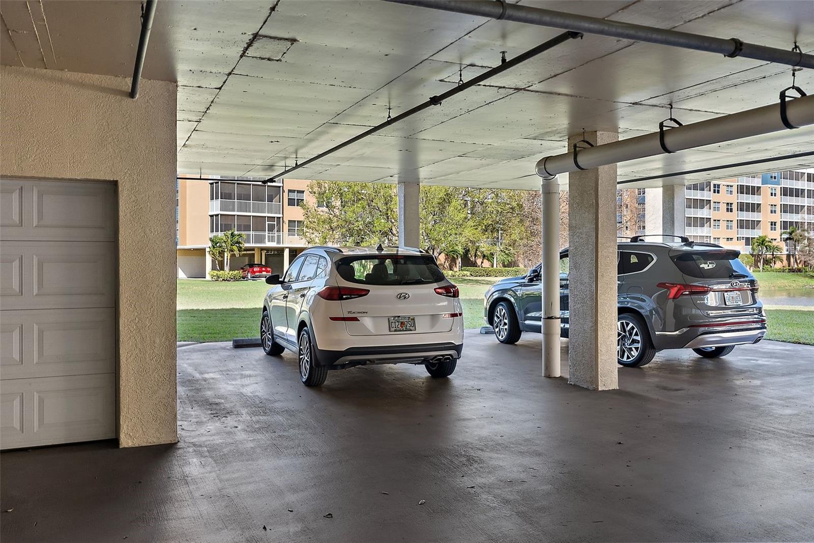 3rd Parking Space, Right at entrance
