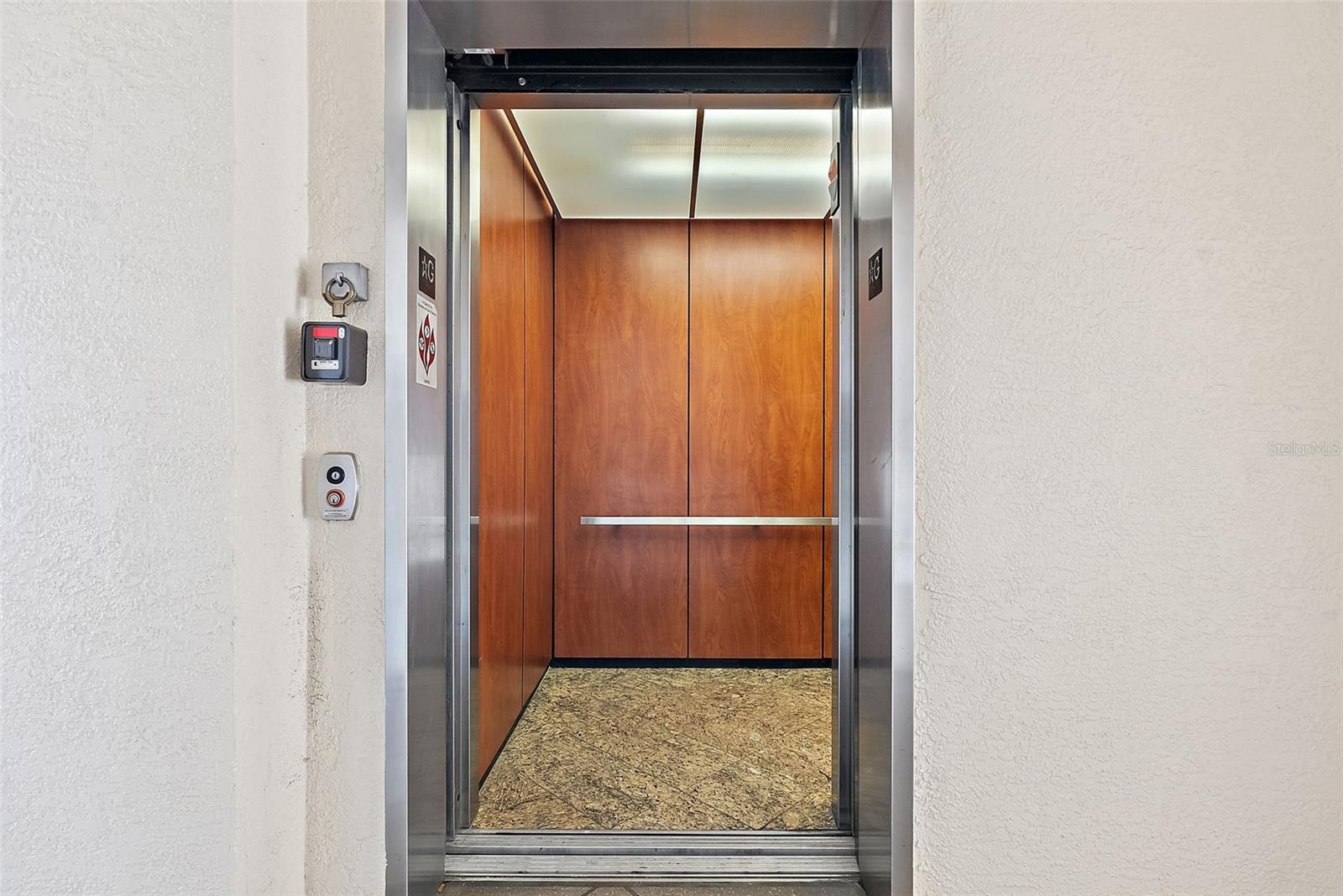 Clean, cooled and nice-sized elevators