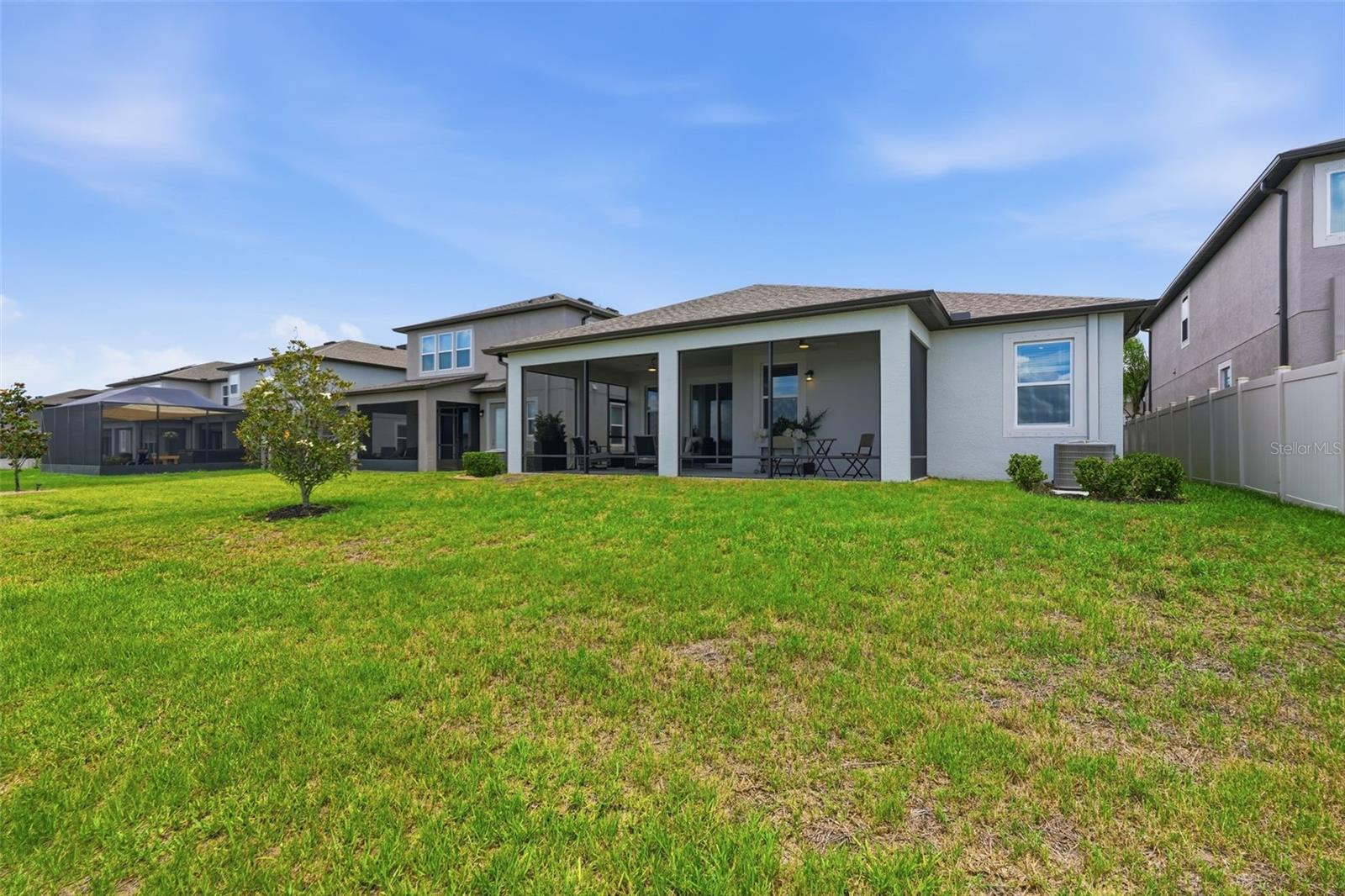 Back of the home