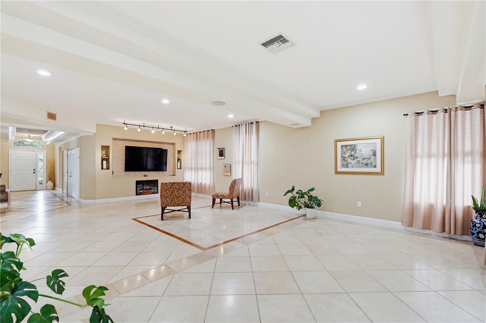 Dining and Living rooms