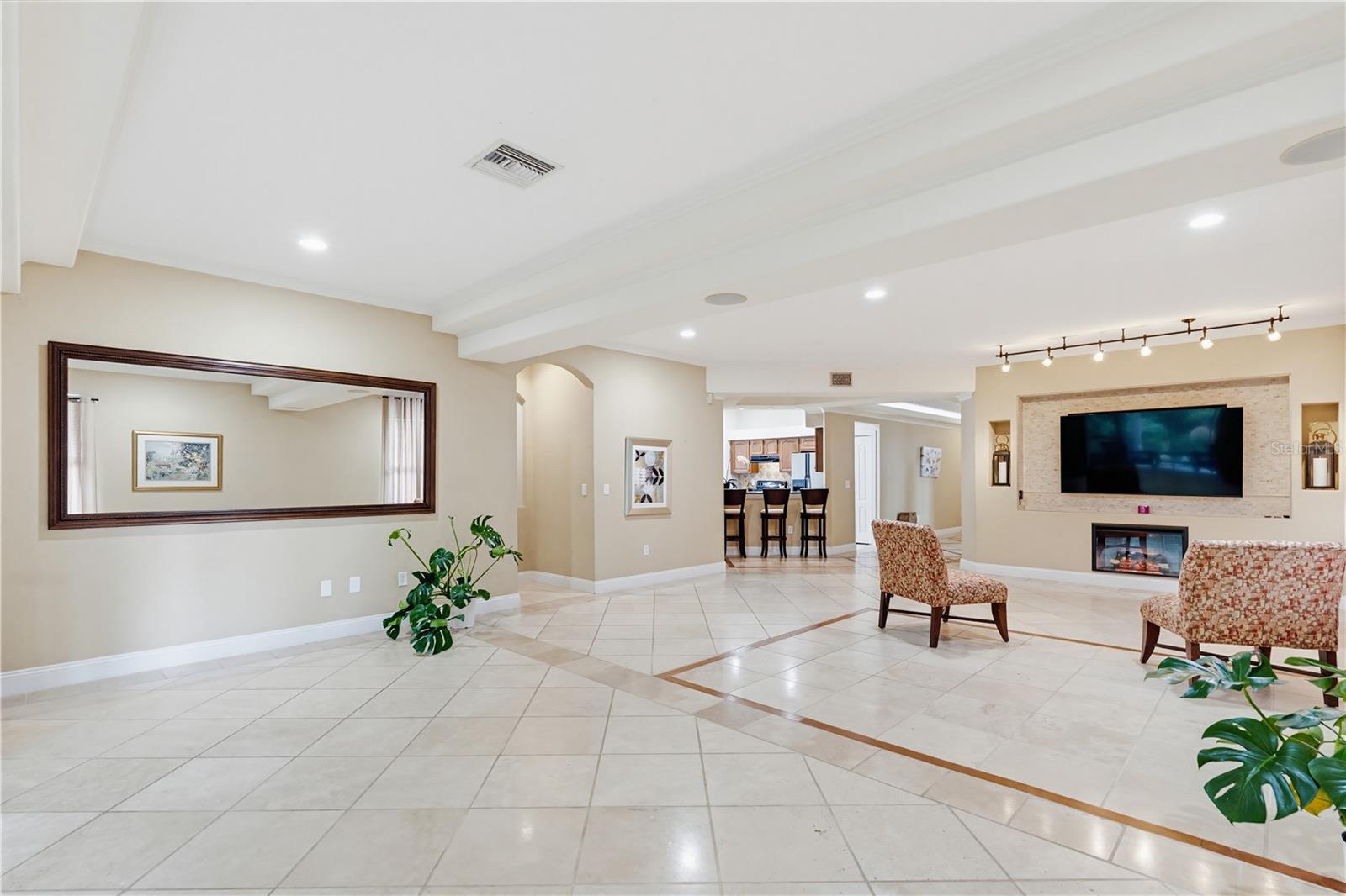Dining and Living rooms