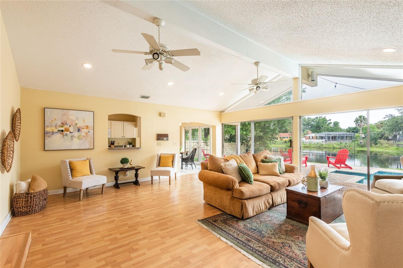 Open floor plan.