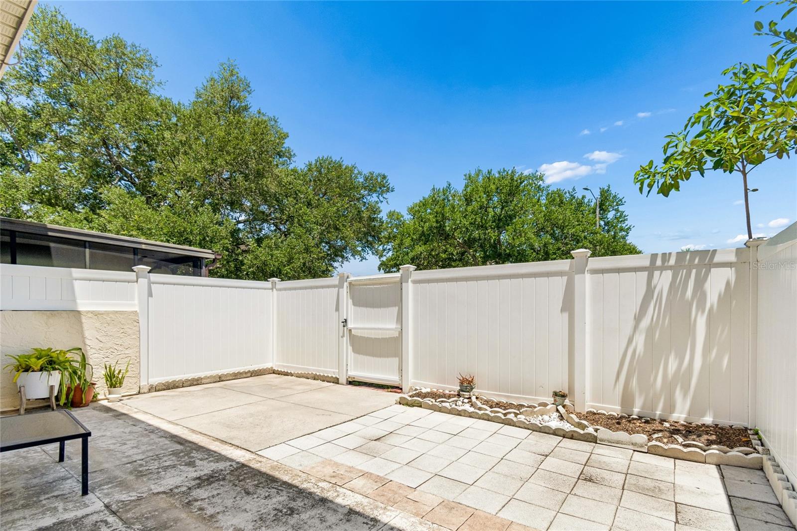 Large Fenced Patio
