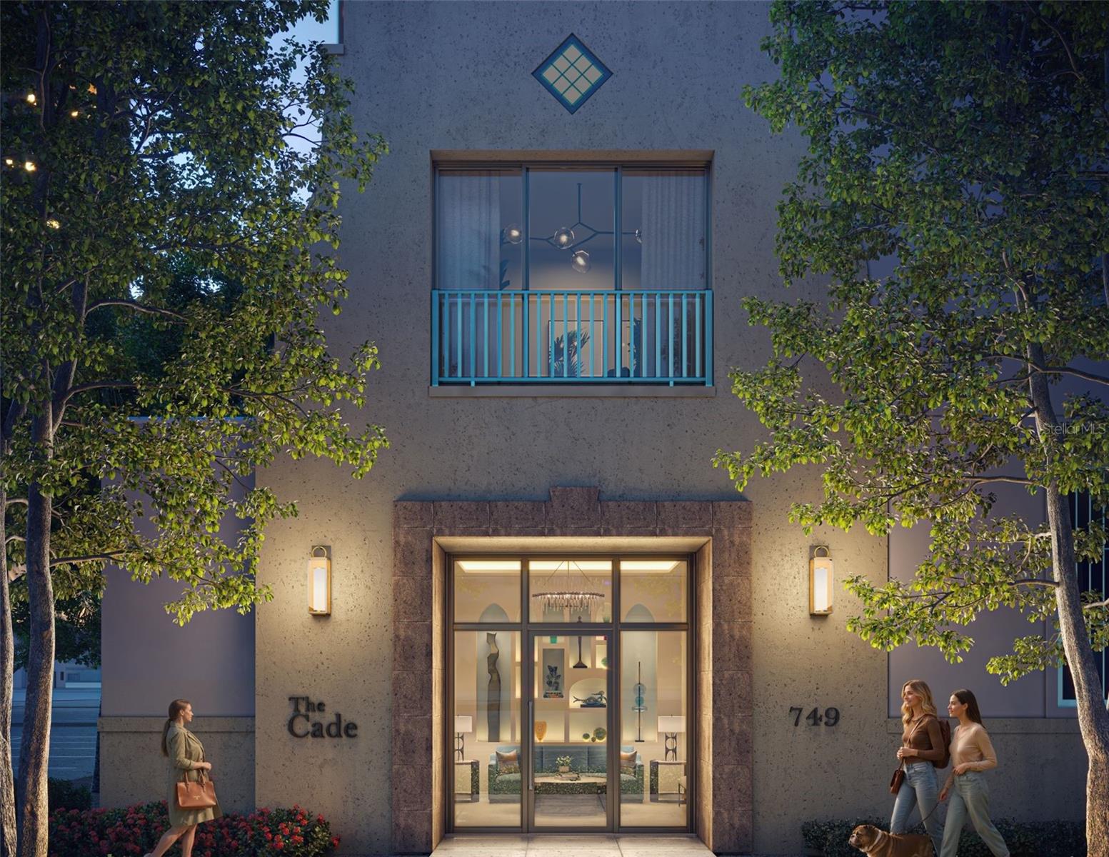 Old meets new: the facade mirrors the style of 250 Mirror Lake and many historic buildings on Mirror Lake