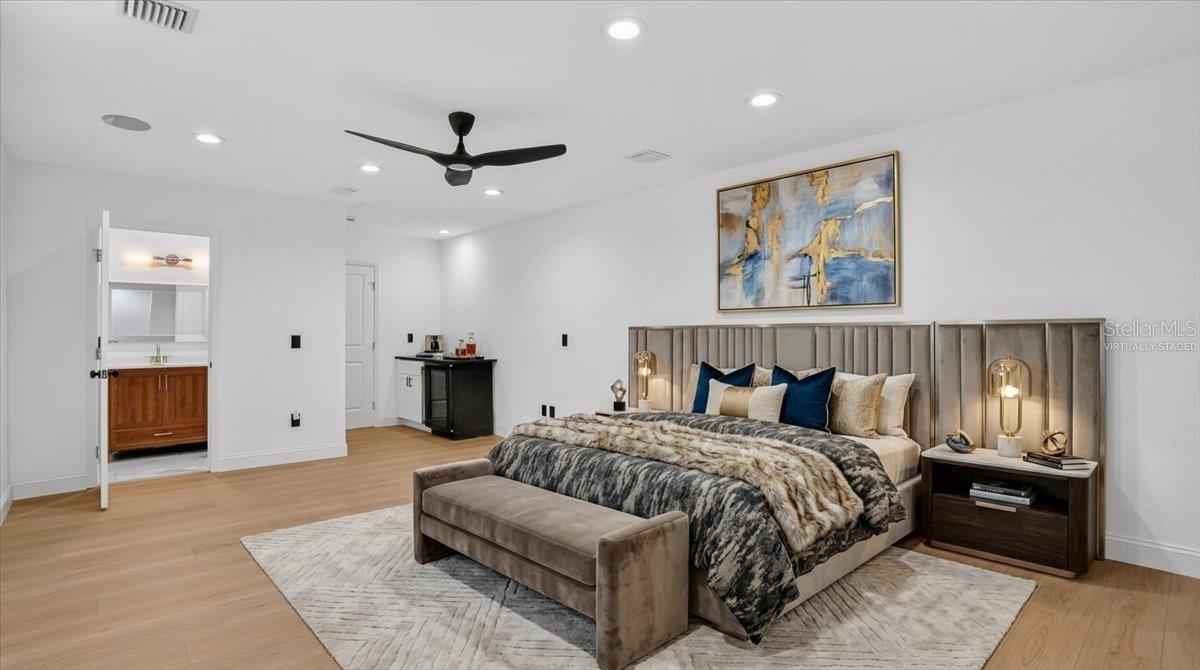 Virtually Staged Third Bedroom