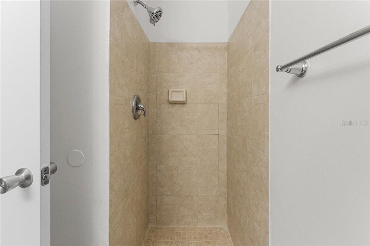Primary ensuite with walk-in shower