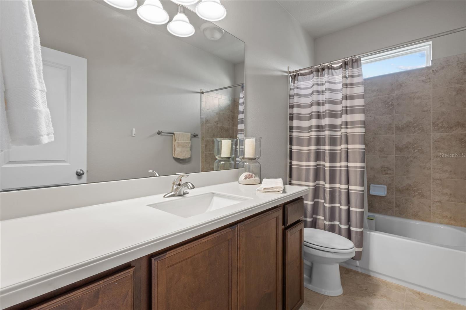 Bathroom in between bedrooms 2 and 3
