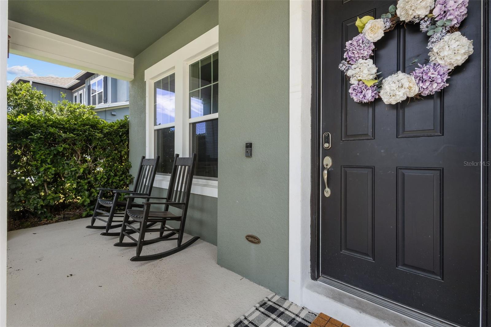 Front porch with room for seating