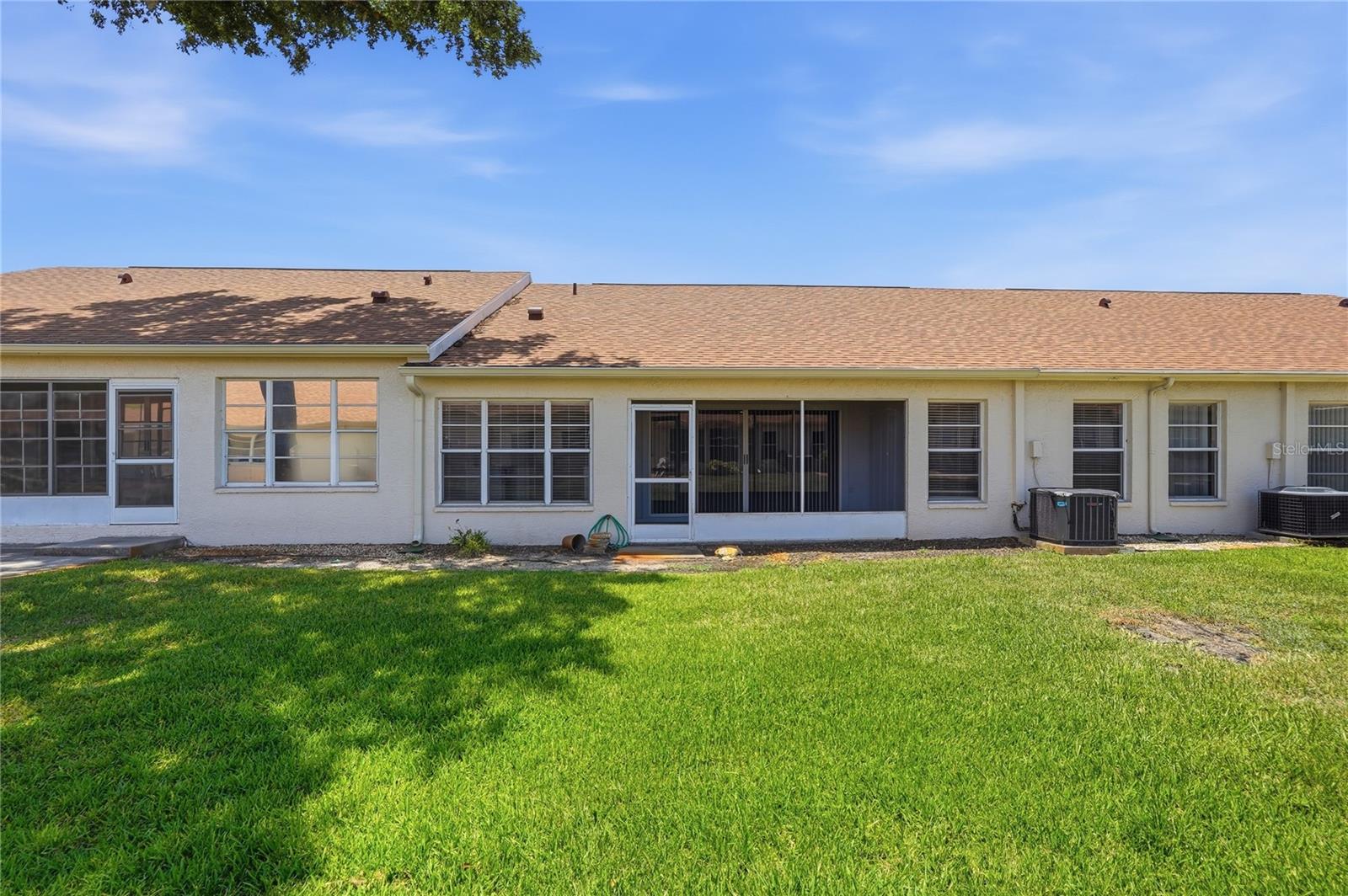 Rear of Property