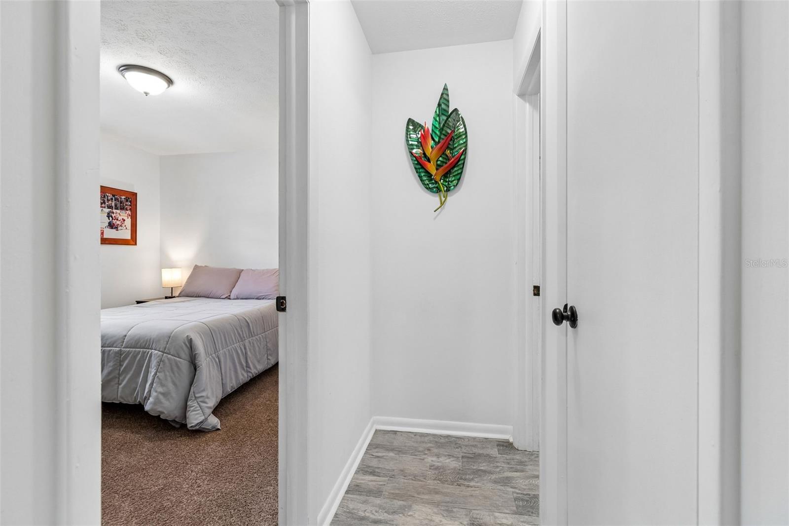 Downstairs guest room and bath