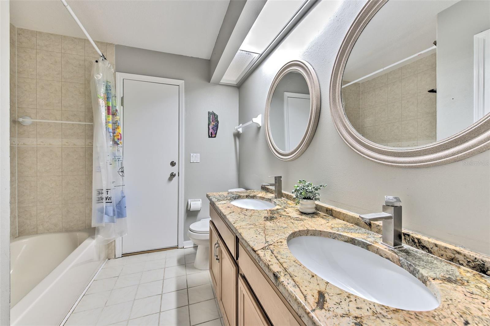 Full hallway/pool bathroom