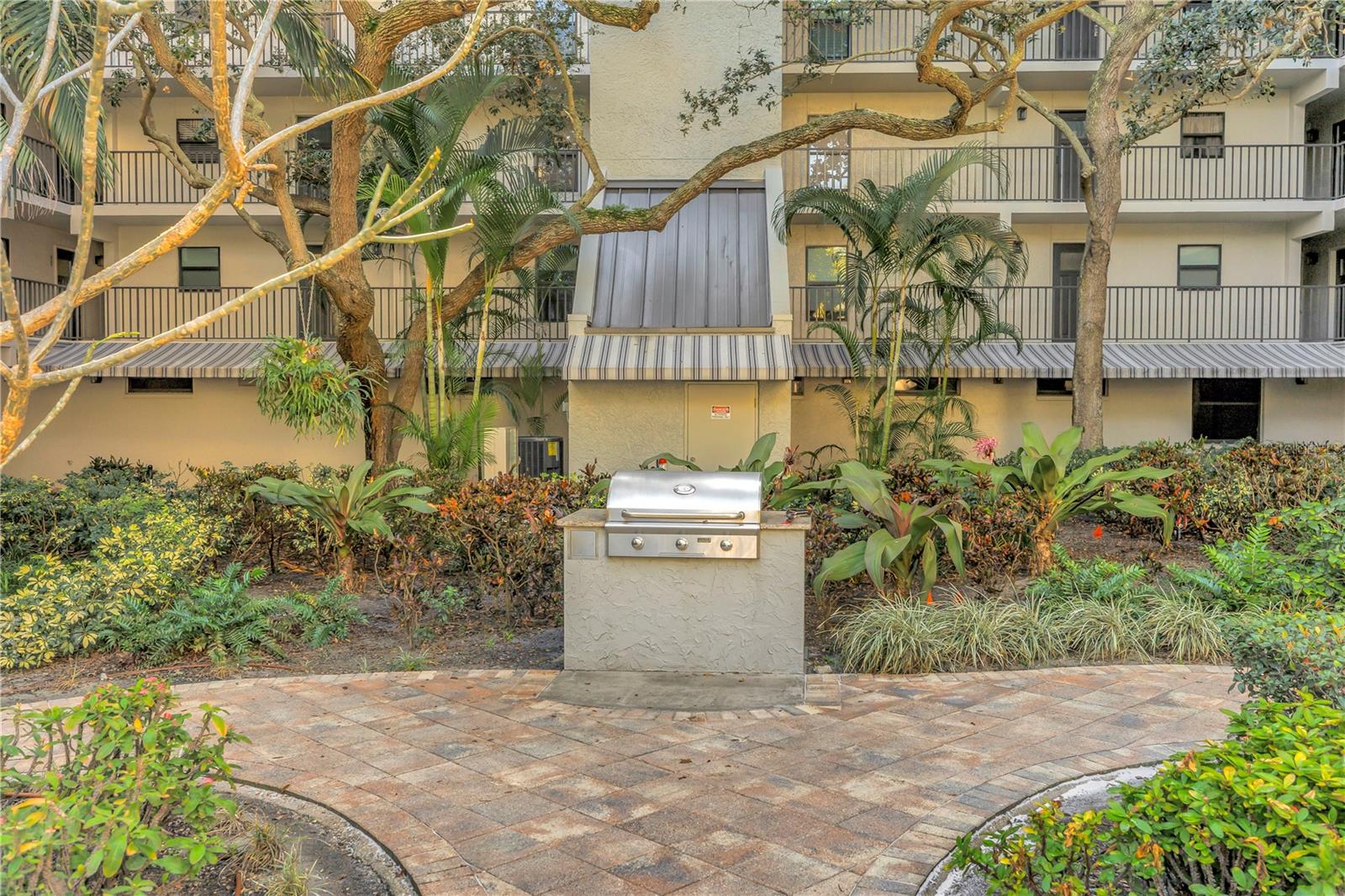 Grilling area.