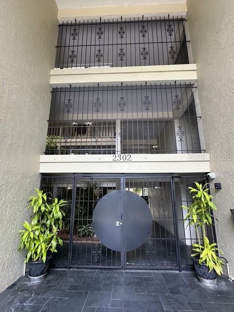 Security gate provides peace of mind.