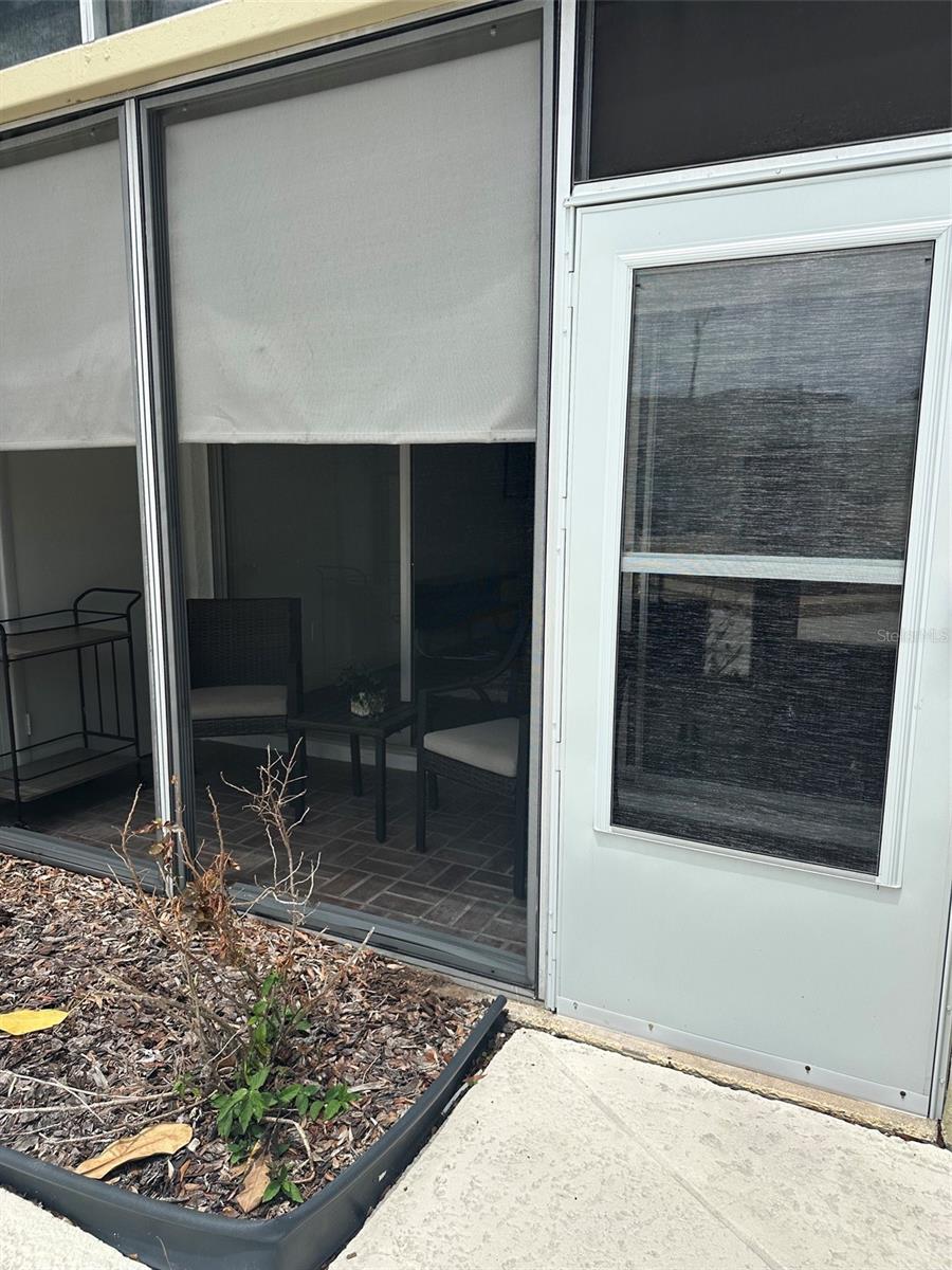 Back door to pool