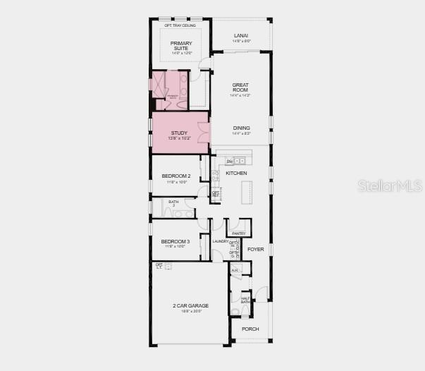 Additional Highlights Include: 8' interior doors, pocket door into the primary bath, window coverings and appliance package.