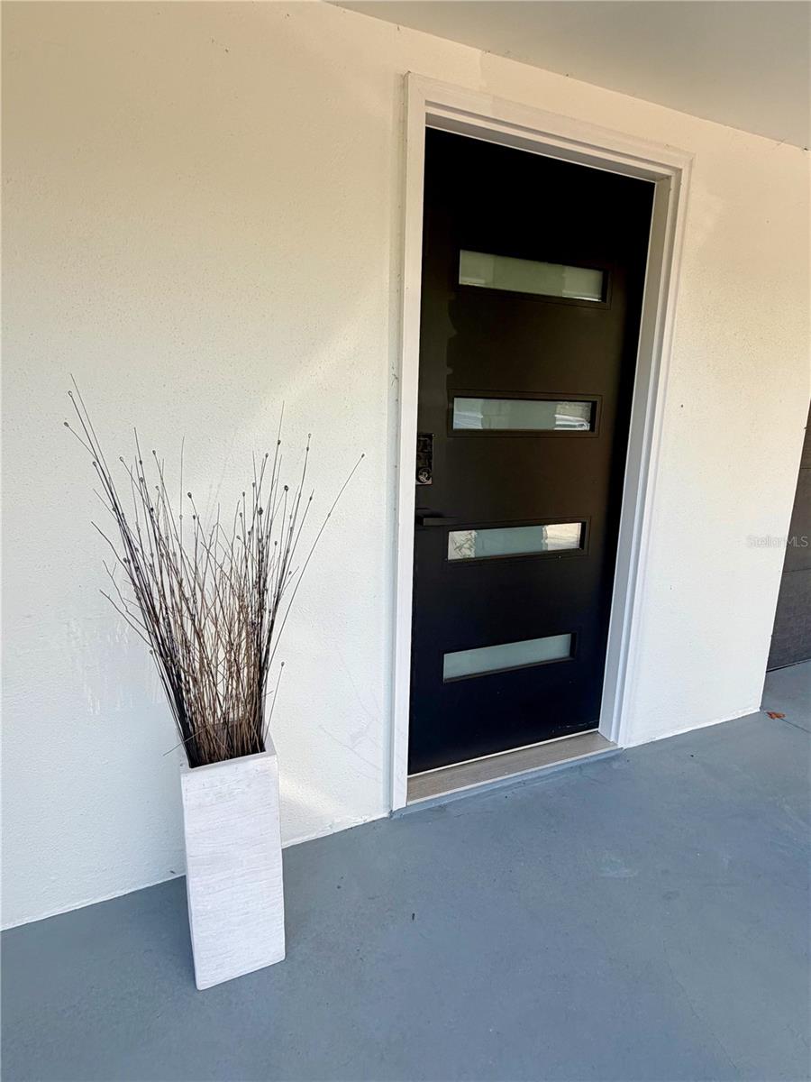 It comes with new front door.