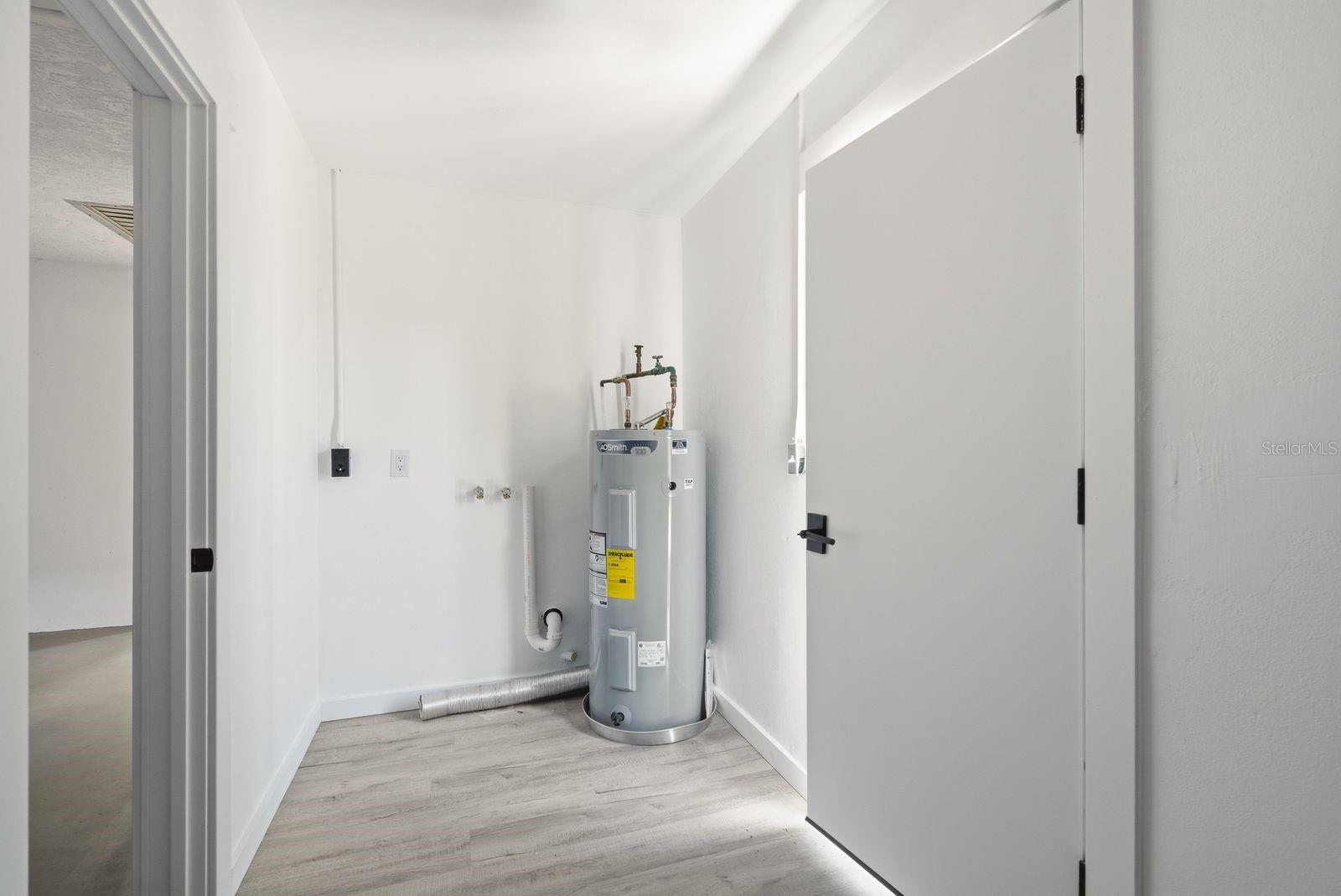 Laundry room - plenty room on the other side - you have to see it in person.
