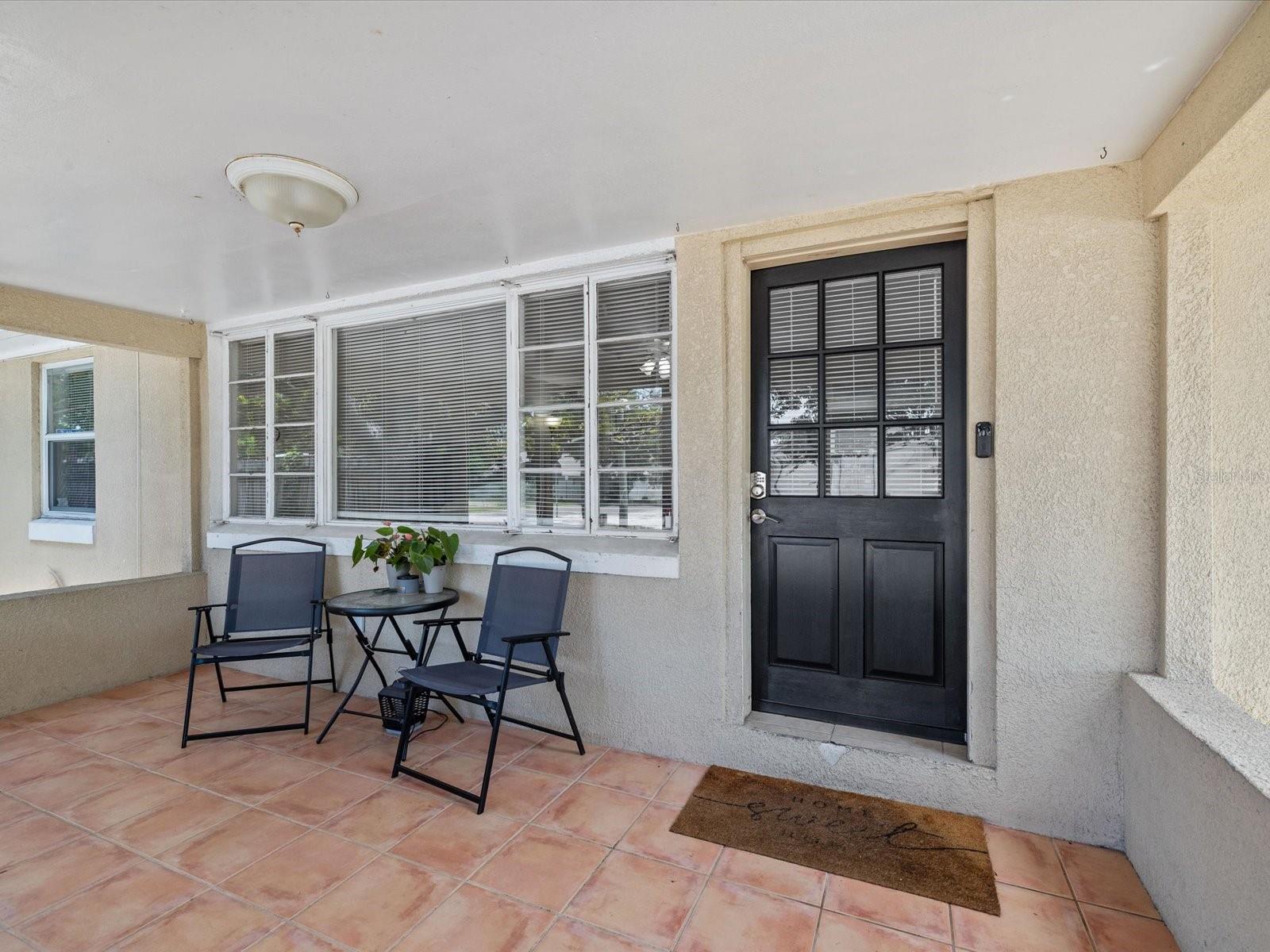 Front porch big windows great space