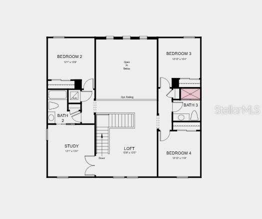 Additional Highlights Include: gourmet kitchen, shower in place of a tub in the secondary bath, 8' interior doors, garden tub with a separate shower in the primary bathroom, and outdoor kitchen rough-in.