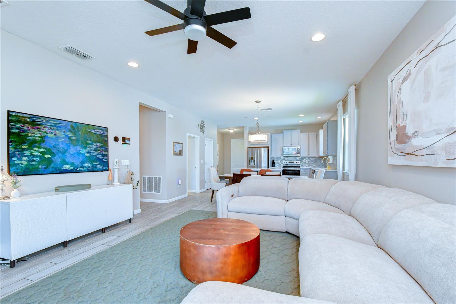 Bright interior filled with abundant natural light.