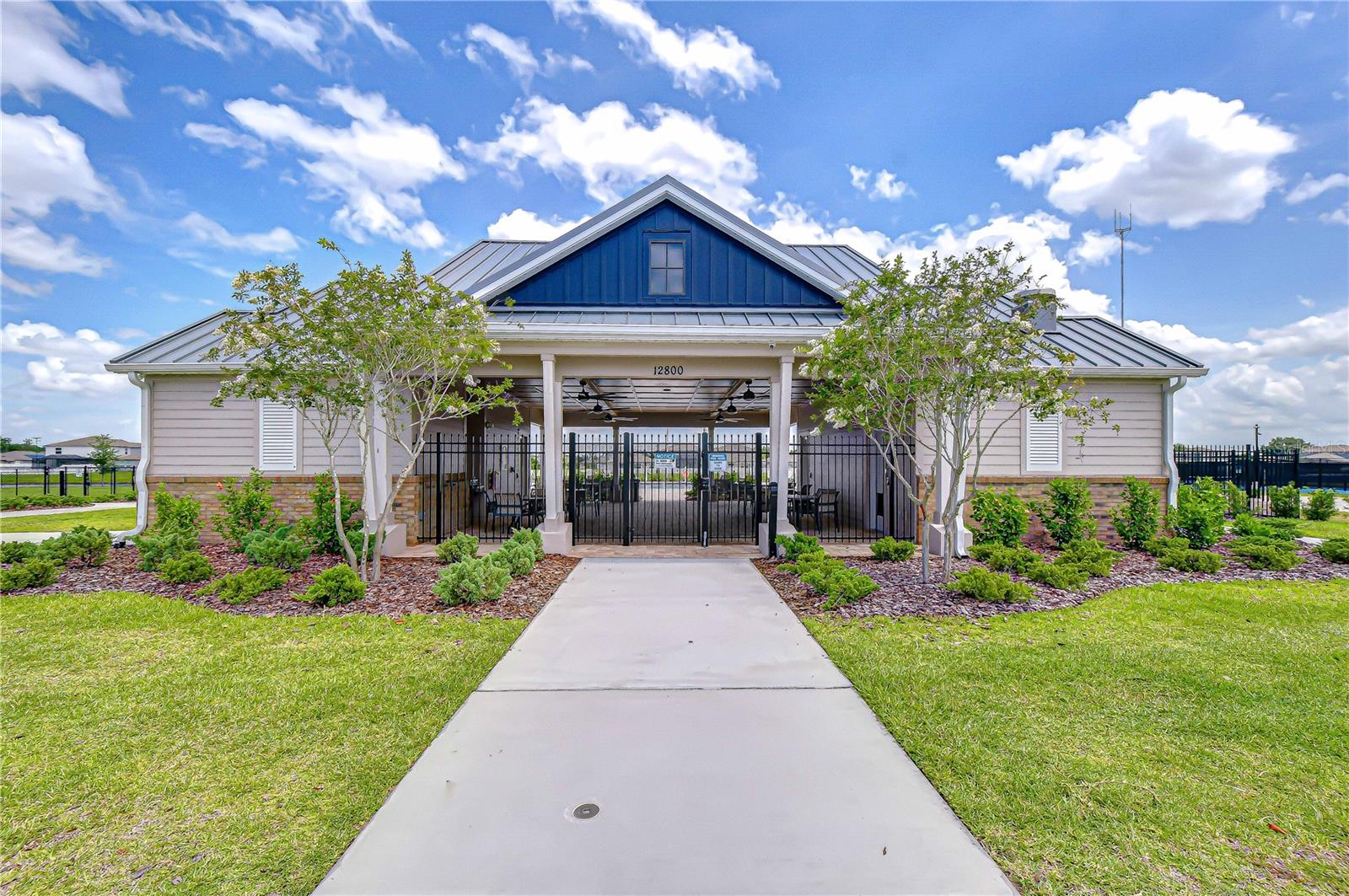Fresh exterior paint enhancing the home's appearance.