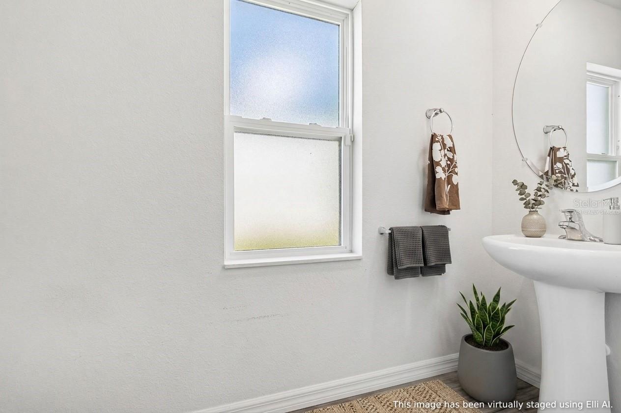 Half Bath/Virtually Staged