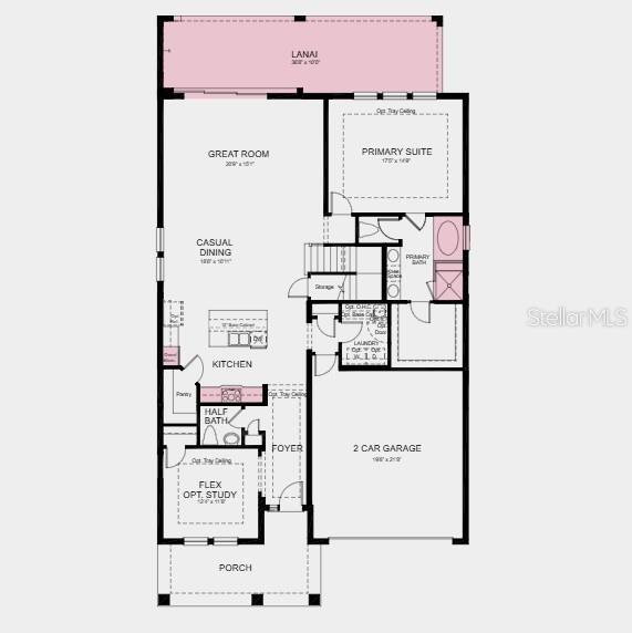 Additional Highlights Include: 8' interior doors, a garden tub with a separate shower in the primary bath, pre-plumb for laundry sink, and outdoor kitchen rough-in.