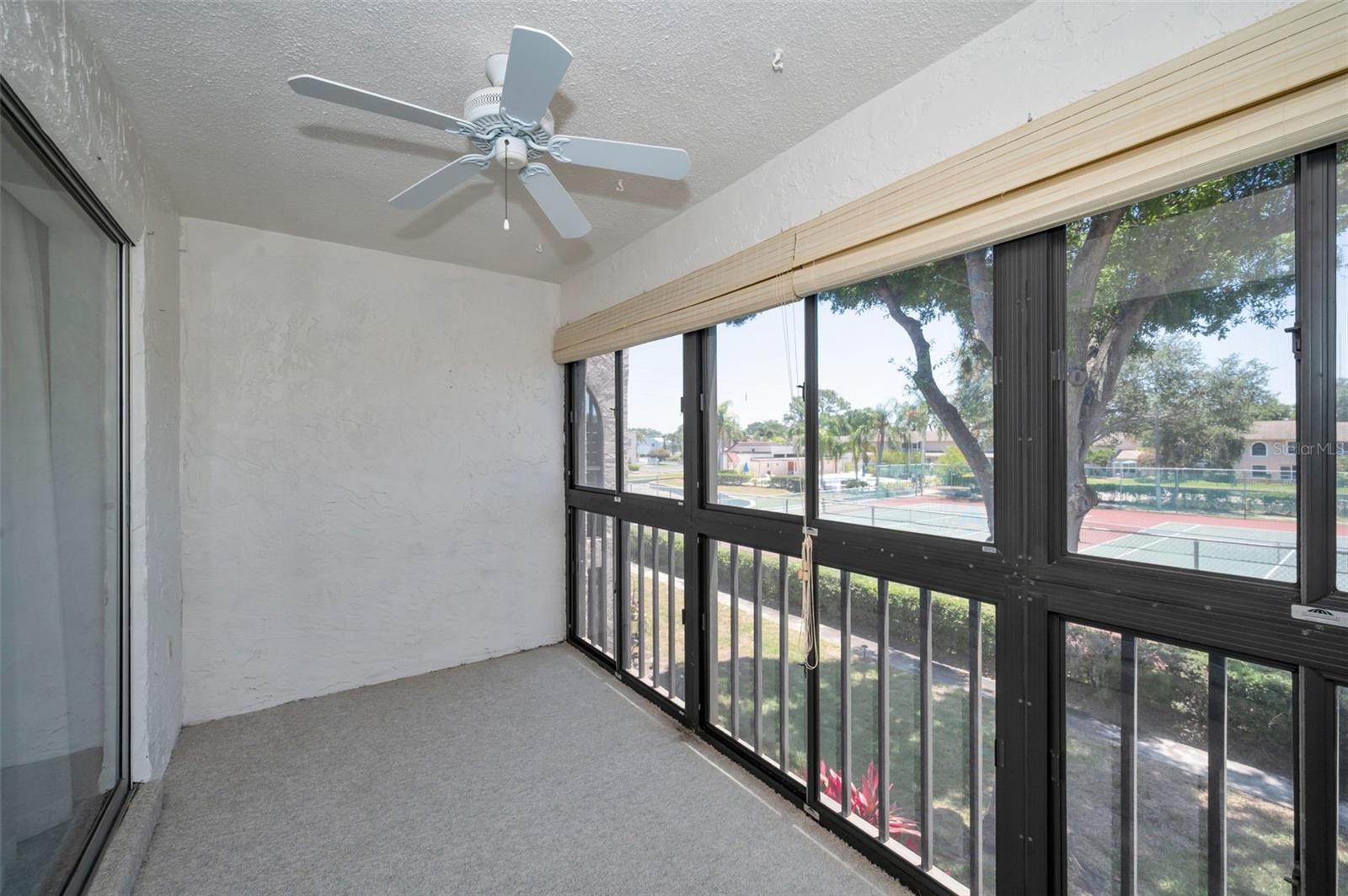 Spacious balcony