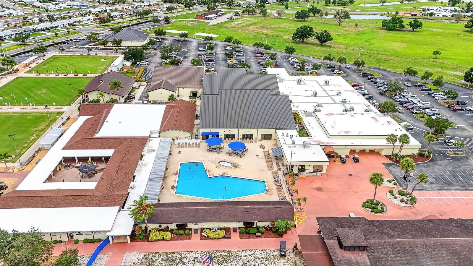 Aerial of Ammenity center