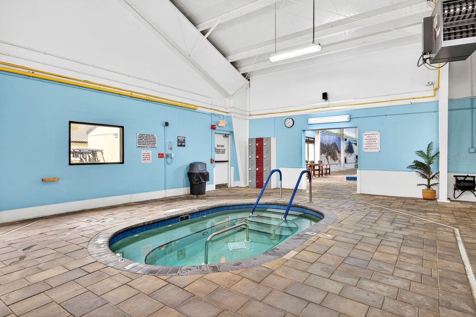 Indoor hot tub