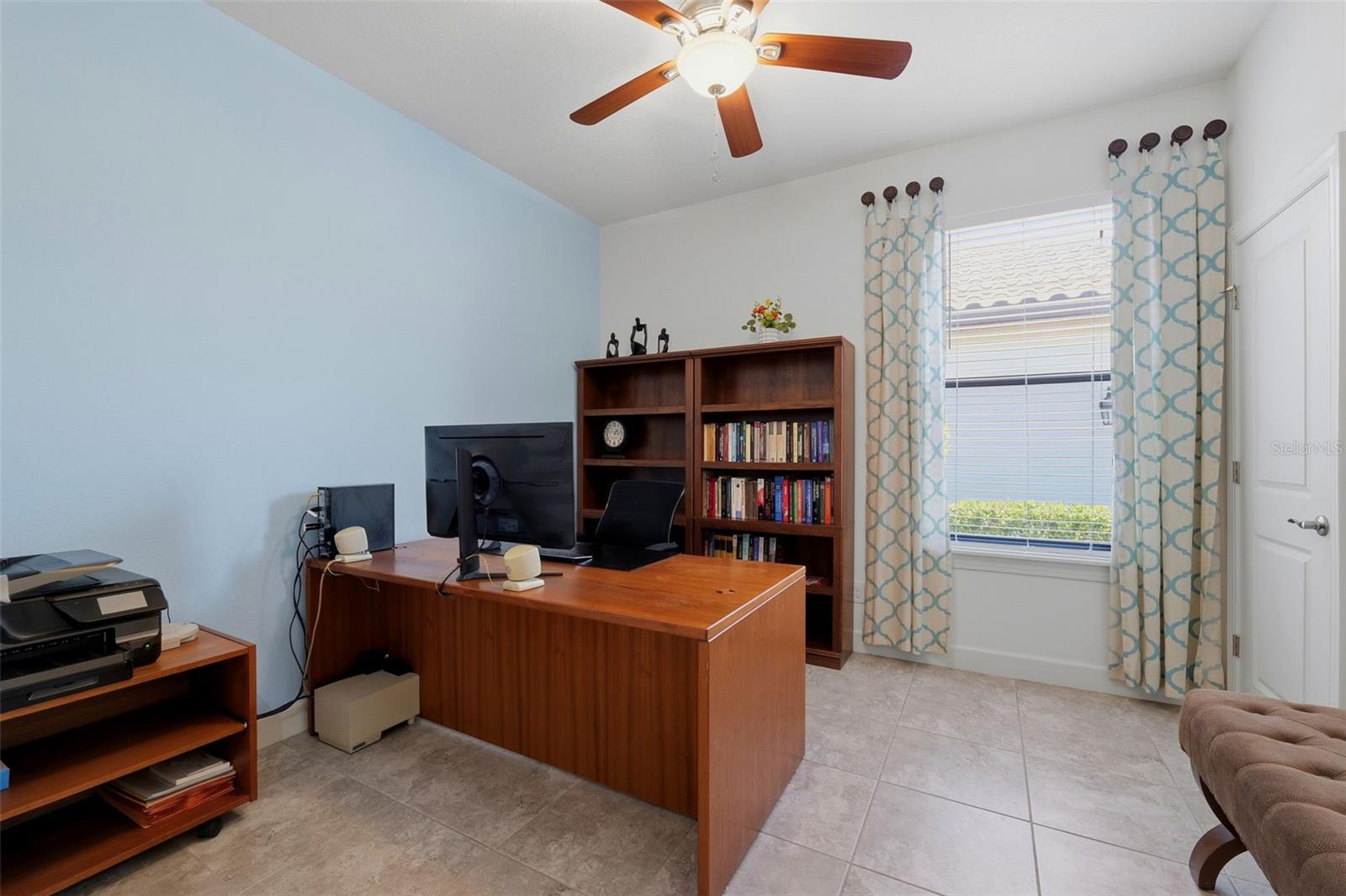 3rd bathroom that is currently being used as an office