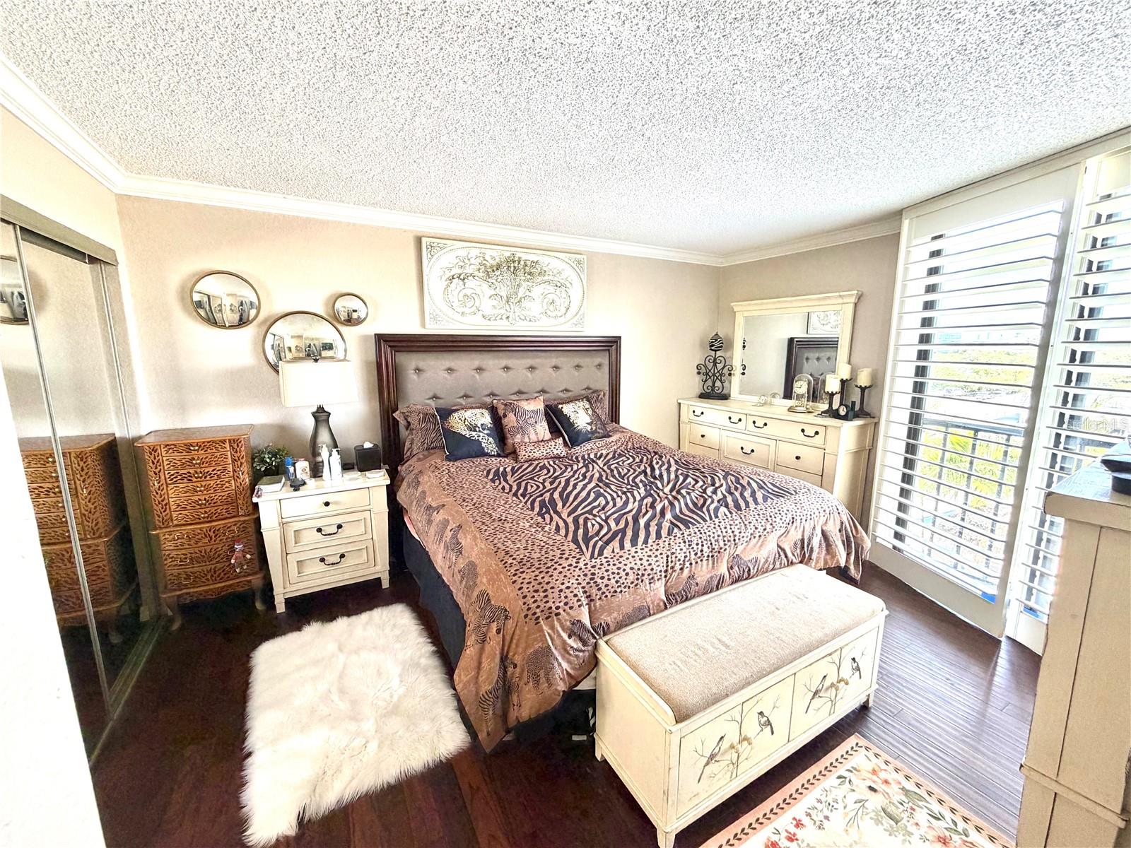Master Bedroom with Balcony Access