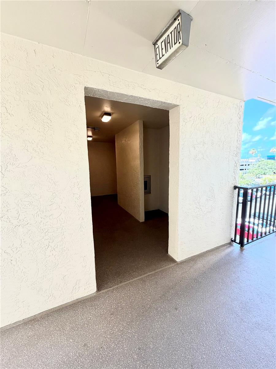 Unit is right off the 4th Floor Elevator entrance and trash shoot