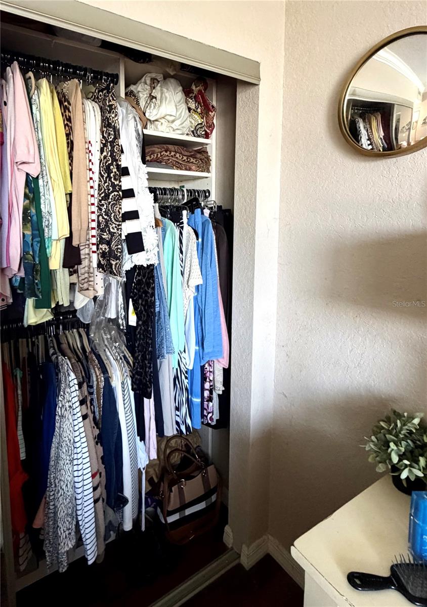 1 of 2 Master Bedroom closets with Built In Organizers and Storage