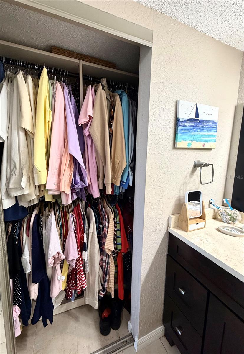 2 of 2 Master Bedroom closets with Built In Organizers and Storage