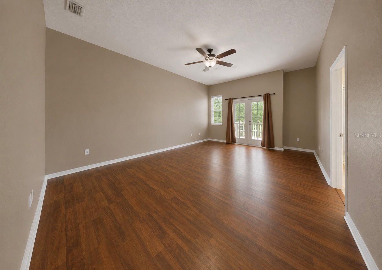 Primary Suite with walk out balcony.