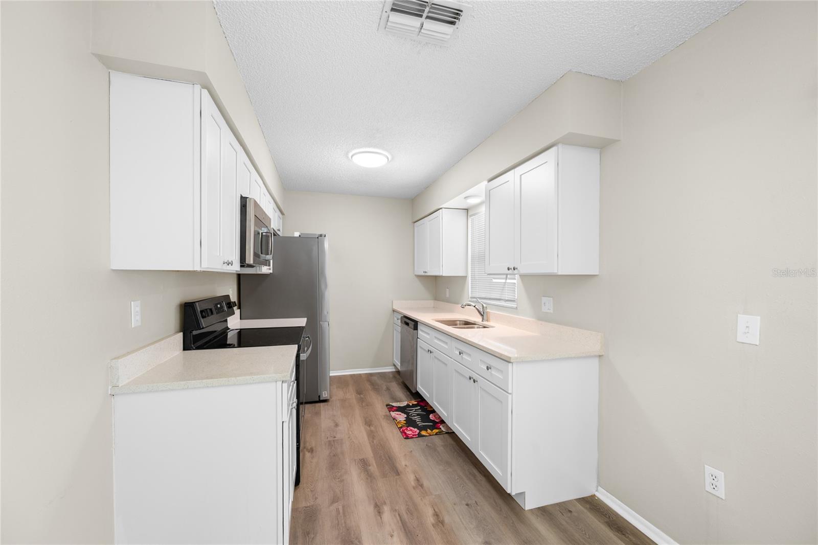 Kitchen with huge storage refrigerator