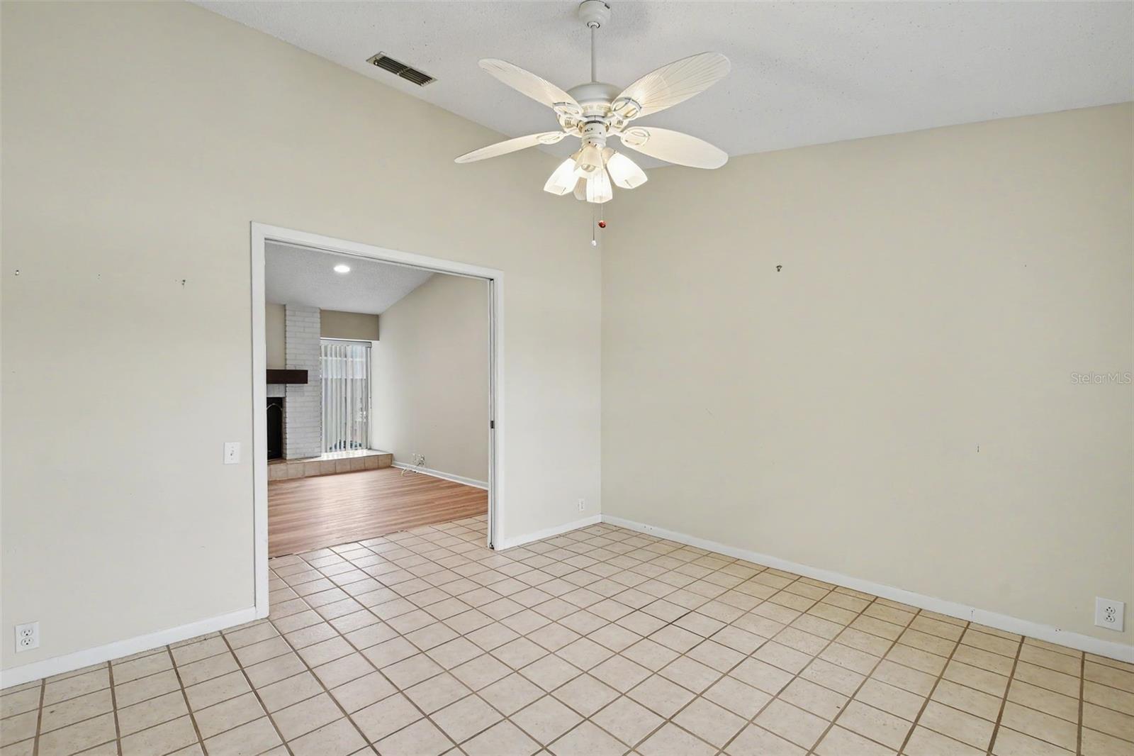 Flex room. Potential 3rd room