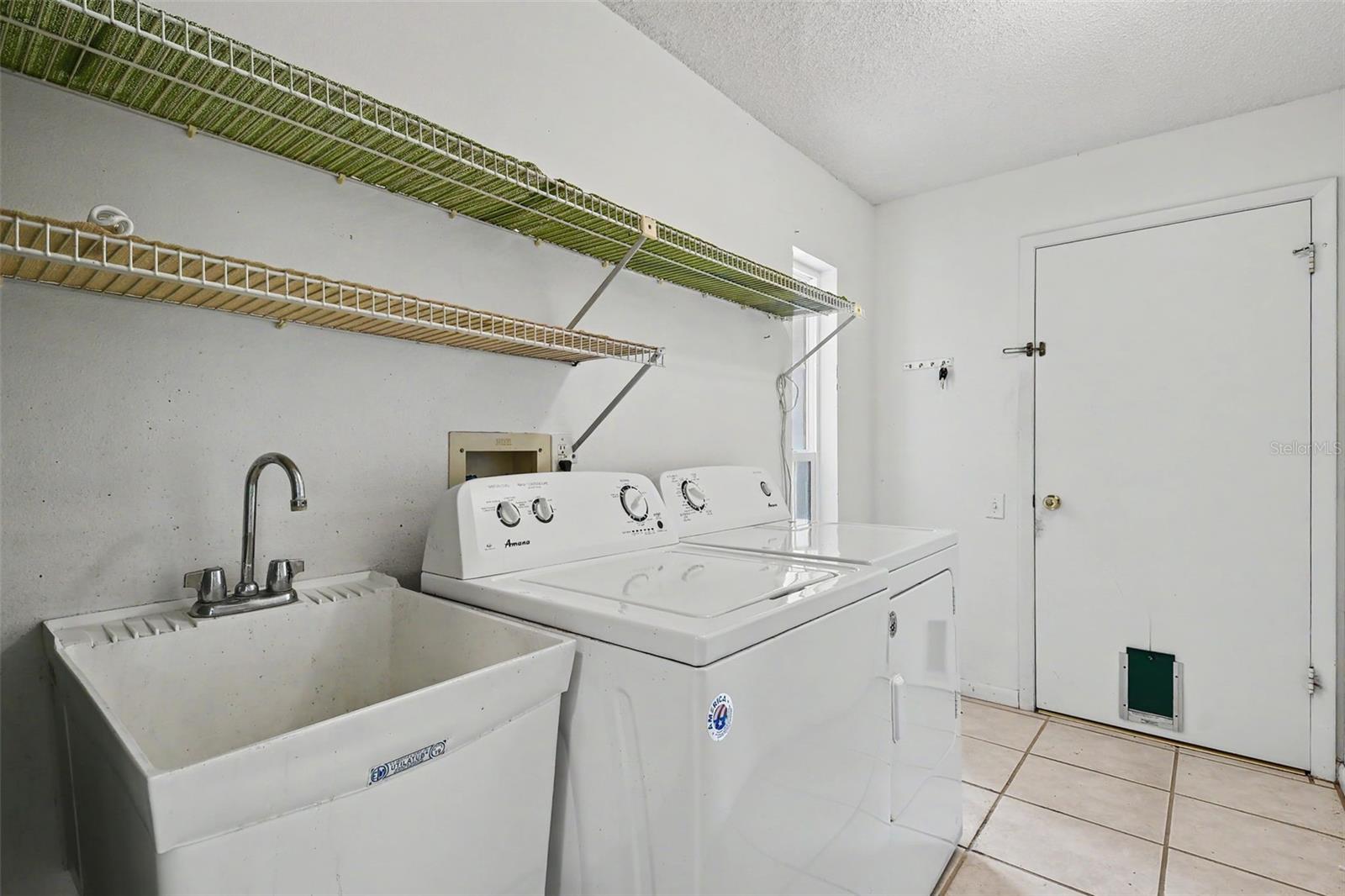 indoor laundry