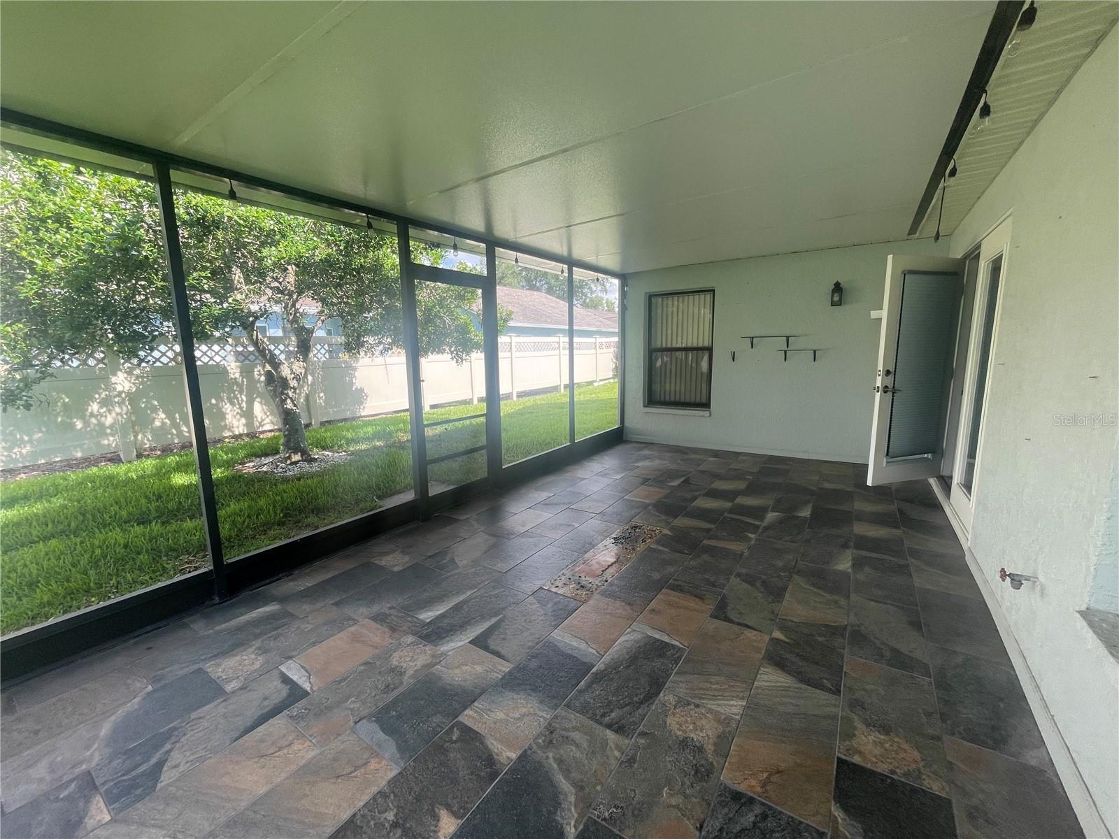 Newer lanai with insulated panels.